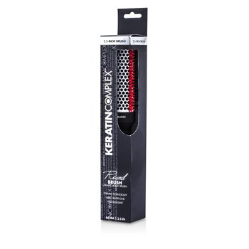 Keratin Complex Ceramic Technology Nano-Sliver Ions Heat Resistant Ceramic+Ionic Round Brush (2.5 Inch)