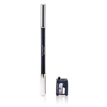 Clarins Long Lasting Eye Pencil with Brush - # 01 Carbon Black (With Sharpener)
