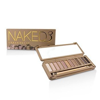 Naked 3 Eyeshadow Palette: 12x Eyeshadow, 1x Doubled Ended Shadow/Blending Brush