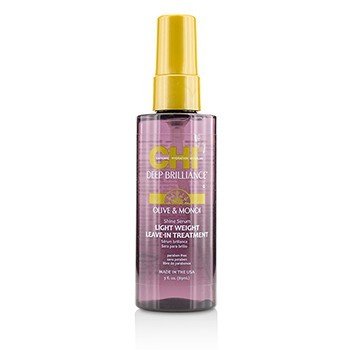 Deep Brilliance Olive & Monoi Shine Serum Light Weight Leave-In Treatment
