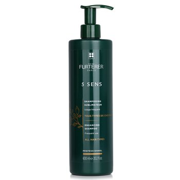 Rene Furterer 5 Sens Enhancing Shampoo - Frequent Use, All Hair Types (Salon Product)