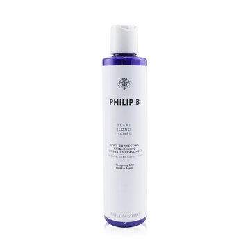 Philip B Icelandic Blonde Shampoo (Tone Correcting Brightening Eliminates Brassiness - Blonde, Gray, Silver Hair)