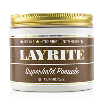 Superhold Pomade (High Hold, Medium Shine, Water Soluble)