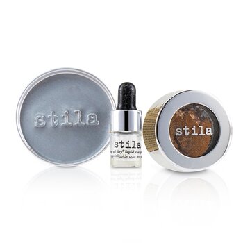 Magnificent Metals Foil Finish Eye Shadow With Mini Stay All Day Liquid Eye Primer - Comex Copper