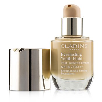 Clarins Everlasting Youth Fluid Illuminating & Firming Foundation SPF 15 - # 110 Honey