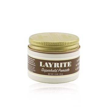 Layrite Superhold Pomade (High Hold, Medium Shine, Water Soluble)