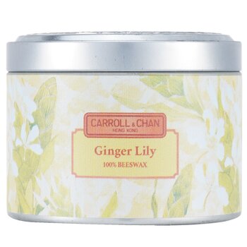 Carroll & Chan 100% Beeswax Tin Candle - Ginger Lily