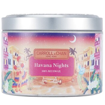 Carroll & Chan 100% Beeswax Tin Candle - Havana Nights