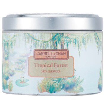 Carroll & Chan 100% Beeswax Tin Candle - Tropical Forest