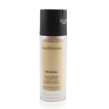 BareMinerals Original Liquid Mineral Foundation SPF 20 - # 02 Fair Ivory (For Very Fair Neutral Skin With A Peach Hue)