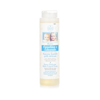 Carolina & Edoardo Extra Delicate Baby Liquid Soap With Oat, Sweet Almond & Calendula (Shower Gel)