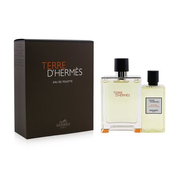 Terre D'Hermes Coffret: Eau De Toilette Spray 100ml/3.3oz + Hair And Body Shower Gel 80ml/2.7oz