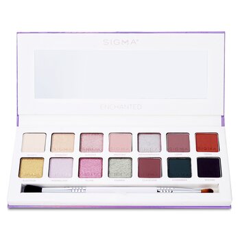 Sigma Beauty Enchanted Eyeshadow Palette (14x Eyeshadow + 1x Dual Ended Brush)