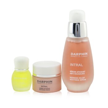 Darphin Intral Soothing Botanical Wonders Set: Soothing Serum 30ml+ Soothing Cream 5ml+ Chamomile Aromatic Care 4ml