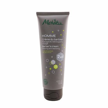 Melvita Homme Barbers Cream Shaving & Cleansing - 2 In 1