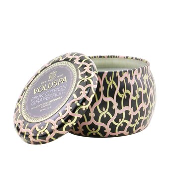 Voluspa Mini Tin Candle - Pink Citron Grapefruit