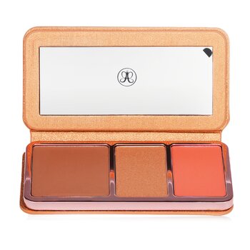 Face Palette (1x Bronzer, 1x Highlighter, 1x Blush) - # Off to Costa Rica (Medium-Tan)