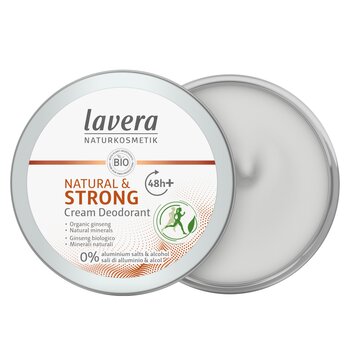 Lavera Natural & Strong Cream Deodorant - With Organic Ginseng
