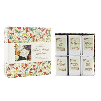 Floral Notes Soap Set: (Lilac + BushRose + Tuberose + Lavender+ Waterlily + Musk)