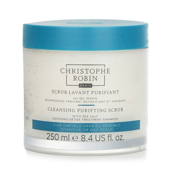 Cleansing Purifying Scrub with Sea Salt (Soothing Detox Treatment Shampoo) - Sensitive or Oily Scalp