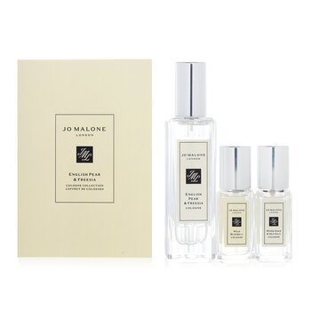 English Pear & Freesia Coffret: English Pear & Freesia 30ml + Wood Sage & Sea Salt  9ml + Wild Bluebell  9ml