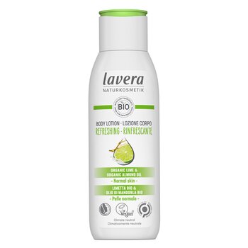 Lavera Body Lotion (Regreshing) - With Lime & Organic Almond Oil - For Normal Skin