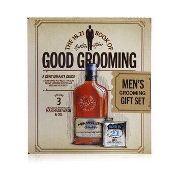 Book of Good Grooming Gift Set Volume 3: Absolute Mahogany (Wash 532ml  + Oil 60ml )