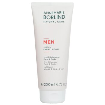 Annemarie Borlind Men System Energy Boost 2-in-1 Cleanser Face & Body