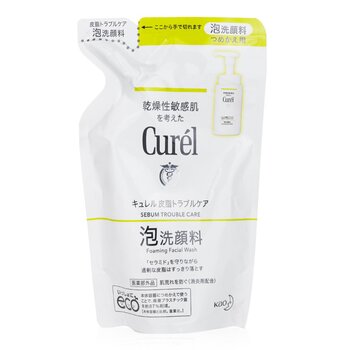 Curel Sebum Trouble Care Foaming Facial Wash Refill