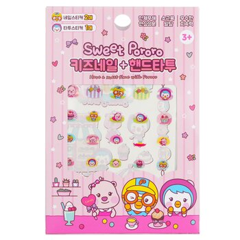 April Korea Pororo Nail + Hand Tattoo - # SPR 03