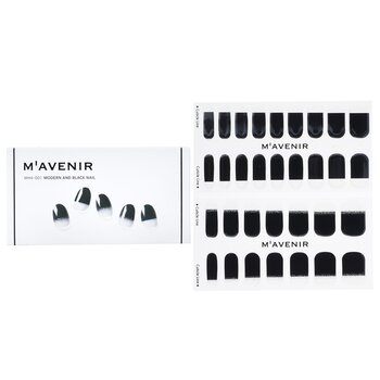 Mavenir Nail Sticker (Black) - # Modern And Black Nail