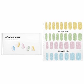 Nail Sticker (Assorted Colour) - # Pastel Cereal Nail