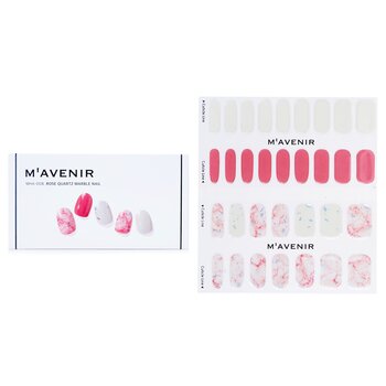 Mavenir Nail Sticker (Pink) - # Rose Quartz Marble Nail