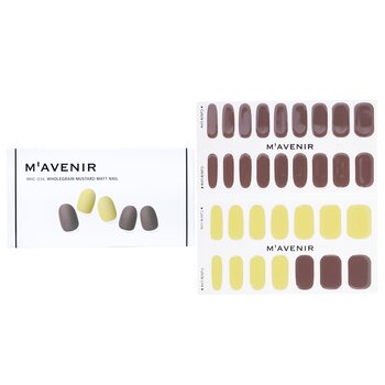 Mavenir Nail Sticker (Assorted Colour) - # Wholegrain Mustard Matt Nail