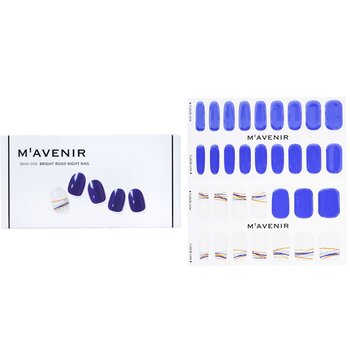 Mavenir Nail Sticker (Blue) - # Bright Road Night Nail