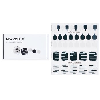 Mavenir Nail Sticker (Patterned) - # Modern Line Pedi