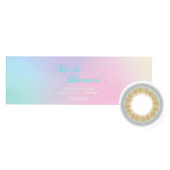 Miche Bloomin Iris Glow 1 Day Color Contact Lenses (502 Cosmic Latte) - 0.00