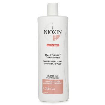 Nioxin Density System 3 Scalp Therapy Conditioner (Colored Hair, Light Thinning, Color Safe)