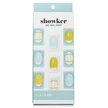 Cololab Showker Gel Nail Strip  # CSA611 Pastel Check