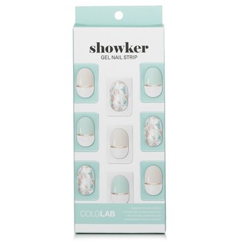 Cololab Showker Gel Nail Strip # CSA701 Jewel Shooting Mint