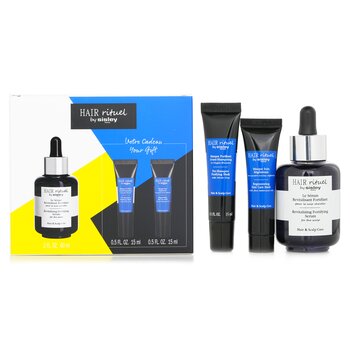 Sisley Hair Rituel Revitalizing Fortifying Serum: Serum 60ml+Pre-Shampoo Purifying Mask 15ml+Regenerating Hair Care Mask 15ml