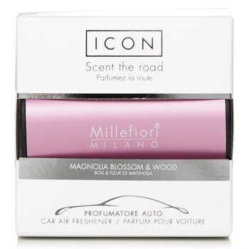 Icon Classic Pink Car Air Freshener - Magnolia Blossom & Wood