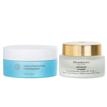 Advanced Ceramide Lift and Firm Day Cream SPF 15 50ml+mori beauty Express Moisturizing Cleansing Balm 115ml