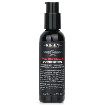 Kiehls Age Defender Power Serum Strengthening, Visibly Firming, Anti-Wrinkle Treatment For Men