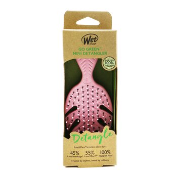 Go Green Mini Detangler - # Pink