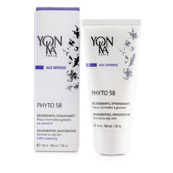 Age Defense Phyto 58 Creme With Rosemary - Revitalizing, Invigorating (Normal To Oily Skin)