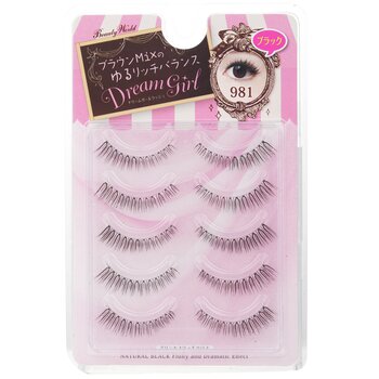 Beauty World Dream Girl Nylon Eyelash - # 981 Black