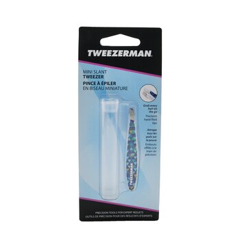 Mini Slant Tweezer - Blue Mosaic