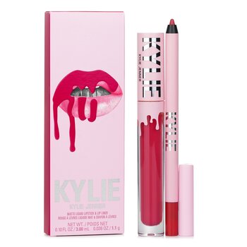 Matte Lip Kit: Matte Liquid Lipstick 3ml + Lip Liner 1.1g - # 503 Bad Lil Thing