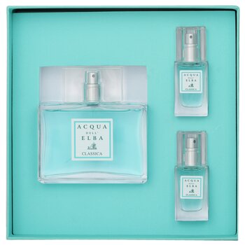 Acqua DellElba Eau De Parfum Classica Fragrance For Men Coffret: